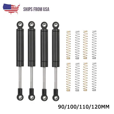 4pcs 90/100/110/120mm Internal Springs Shocks Absorber For 1/10 RC TRX-4 SCX10 • $15.98