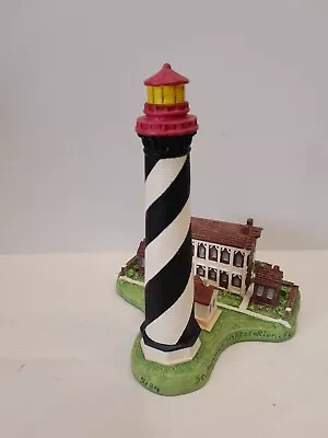 Spoontiques St. Augustine Florida Mini Lighthouse #009134 Model Figurine Vtg • £9.63