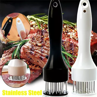 Cook Tools Stainless Steel Kitchen Meat Tenderizer Steak Hammer Pin Beef Needles • £5.01