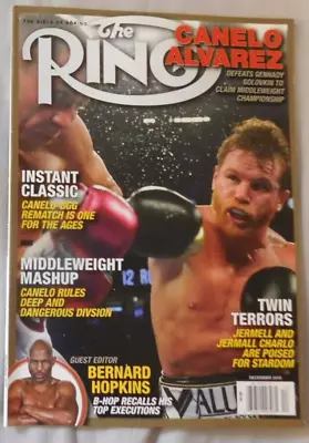 $20 • Buy Canelo Alvarez December 2018 RING Magazine - Ex