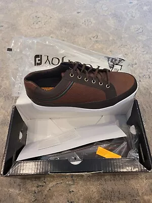 FootJoy 54275 FJ Contour Casual Brown Leather Golf Shoes Men's US 10 Wide M • $77.59