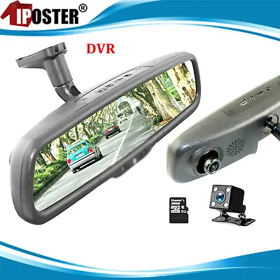$178.92 • Buy 5  Dash Cam Dual Camera Car 1080P FHD DVR Car Rear View Mirror Monitor No1 Mount