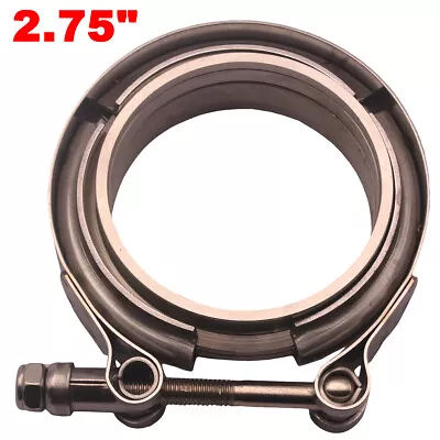 $26.99 • Buy 2.75  Inch 70mm V Band Clamp Turbo Downpipe Stainless Steel Female Male Flange