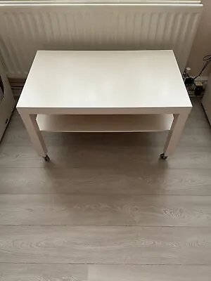 £15 • Buy  IKEA Lack Coffee Sofa Table With Separate Shelf White Home Office 90x55cm