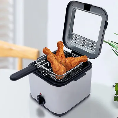 Deep Fryer French Fries Machine Household Fryer Multi-function Mini Fryer 2.5L • $42.99