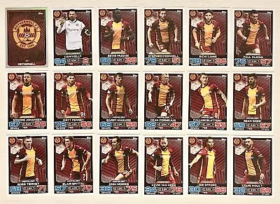 £5.95 • Buy Match Attax Spfl 2022/23 22-23 Motherwell Fc Full Team Set Of All 18 Cards