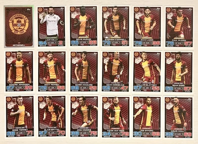 £5.95 • Buy Match Attax Spfl 2022/23 22-23 Motherwell Fc Full Team Set Of All 18 Cards