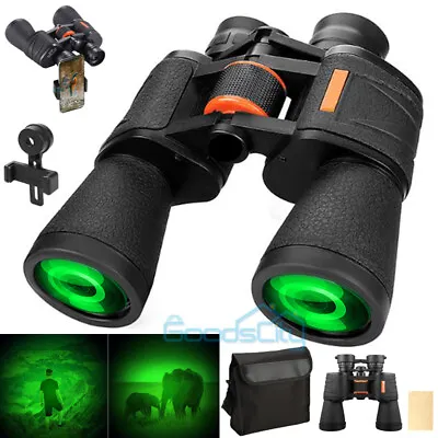 NEW German Military Army 20x50 Binoculars Prism Day Night Vision Hunting+Bag • $36.83