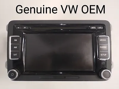 2012 VOLKSWAGEN PASSAT OEM Radio RCD510 Bluetooth 6.5  Touch Display Clean! • $139