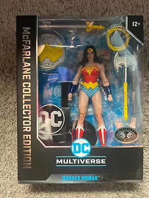 McFarlane DC Multiverse WONDER WOMAN 7’ Fig. Collector Platinum Edition # 10 NEW • $69.99