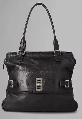 Mulberry Maggie Pre-Loved Black Polished Goatskin Hand/Shoulder Bag • $180