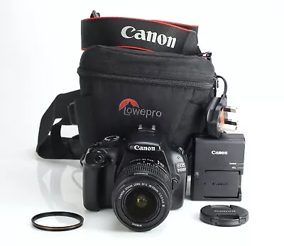 Canon EOS 1100D DSLR Camera & Canon EF-S 18-55mm III Lens Kit Only 3536  Shots • £139.99