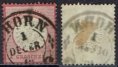 DR Michel No.: 19 With Horseshoe Stamp Thorn SP 38-1 10 M € + 75 Points • £18.02