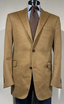 Arnold Brant Cashmere Vicuña Blend Sport Coat Men’s Size 42 L Made In Italy • $300