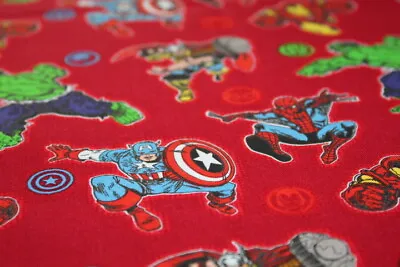 $7.79 • Buy Avengers SPIDER-MAN Fabric FAT QUARTER 18  X 21  {100% COTTON} Super Hero Heroes