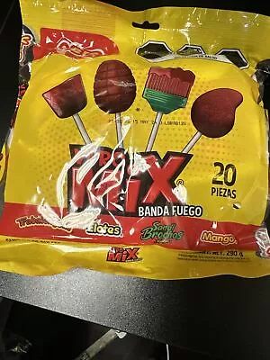 Paletas Vero Mexican Candy Mix Banda Fuego Lollipops Total 20 Pieces Vero Chamoy • $8