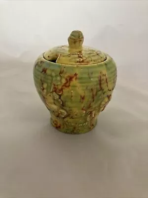 Vintage Ceramic Yellow Jam Pot • £2.50