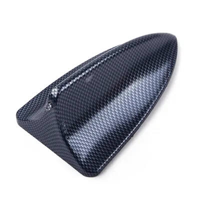 £5.06 • Buy Auto Roof Antenna Carbon Fiber Shark Fin Shape Adhesive Decorative Aerial Dy
