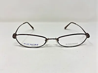 MARCHON FLEXON Eyeglasses Frames 1137 52-18-135 Autumn Brown Full Rim AW64 • $37