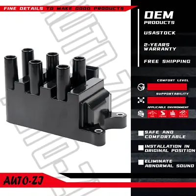 New Ignition Coil Pack OEM Quality For Ford Mustang Mazda Mercury V6 FD498 DG485 • $22.44