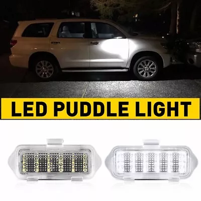 LED Side Mirror Puddle Lights For 03-06 Escalade Silverado Sierra Suburban EXC • $7.99