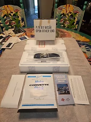 EX Franklin Mint 1:24 Ltd Ed 1965 “Mako Shark” Corvette With Box/Cert/Paperwork • $19.99