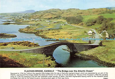 D145634 Clachan Bridge. Easdale. Bridge Over Atlantic Ocean. Hail Caledonia. Whi • £5.99