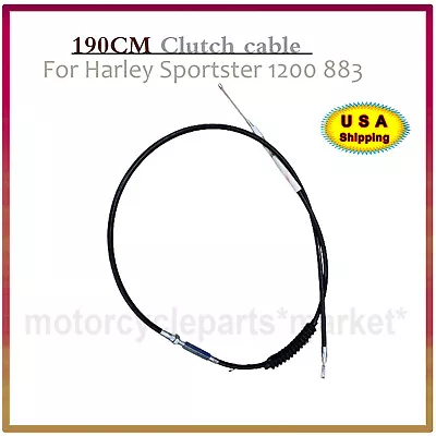 70.8  180CM Brake Clutch Control Cable Wire For Harley Sportster XL1200C XLH1200 • $21.98