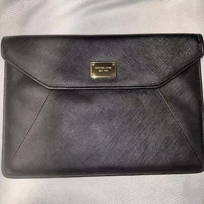 MICHAEL Michael Kors Slim Sleeve For Macbook Air 11  Brown Saffiano Leather • $25