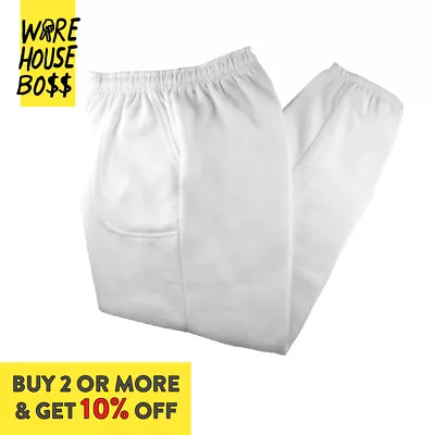 Hi Mens Womens Unisex Plain Sweatpants 3 Pocket Casual Fleece Jogger Drawstring  • $12.50