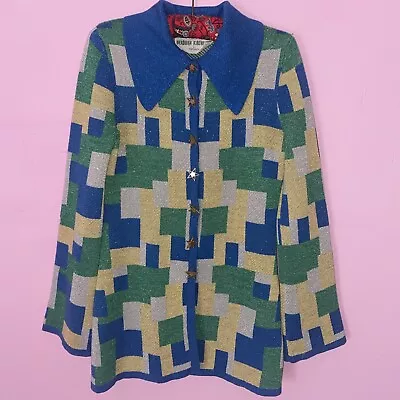 Meadham Kirchhoff Glitter Topshop Cardigan Sz 10 • £25