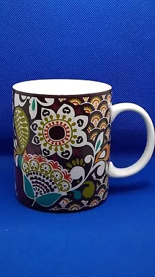 VERA BRADLEY Mug Cup Coffee Tea Coco 12 Oz 3 3/4  Paisley • $14