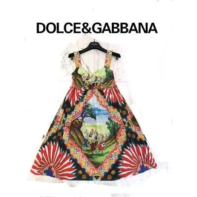 DOLCE & GABBANA Sun Dress Multicolor Women Size 36 Preowned Authentic From Japan • $415