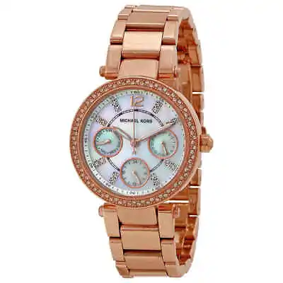 $144 • Buy Michael Kors Parker Multi-Function Rose Gold-tone Ladies Watch MK5616