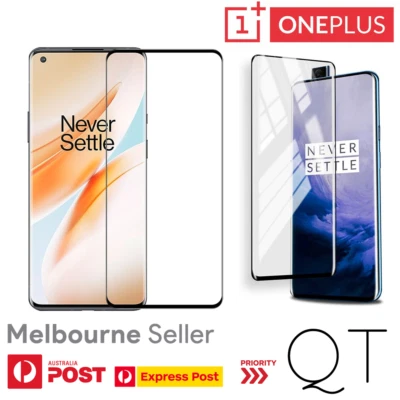 $7.49 • Buy For OnePlus 9 8 8T Pro 7T Pro 5T 6 6T Nord Tempered Glass Screen Protector/Film