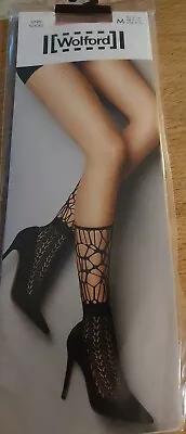 £2.99 • Buy 2 X Pairs Wolford Linn Socks, Medium, Peony