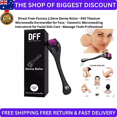 Derma Roller Needle Skin Care And Cosmetic Needling Instrument For Face 540 1mm • $28.99