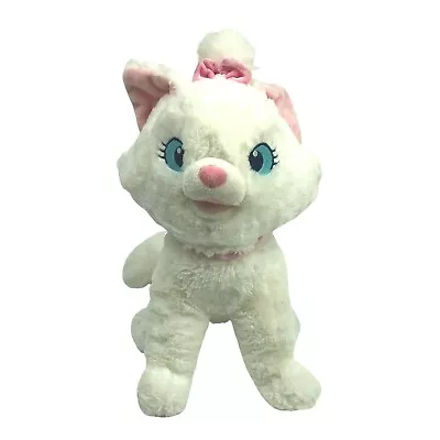 Disney Aristocats Marie Plush Stuffed Animal Toy 12  Cat Kitty Kitten White Pink • $13.95