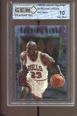 1995-96 Michael Jordan Ultra Scoring Kings Hot Packs Gem Mint 10 Chicago Bulls • $170.99
