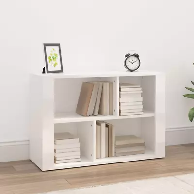 VidaXL Sideboard High Gloss White 80x30x54 Cm Engineered Wood • $79.94