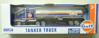 Gulf Tanker 7  Tractor Tanker Truck Motormax Daron Toys Diecast Approx Ho Scale • $13.77