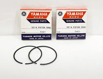 Genuine Yamaha YFZ350 Banshee OEM (2) 1st O/S Piston Ring Sets 0.25 2GU-11610-11 • $84.99