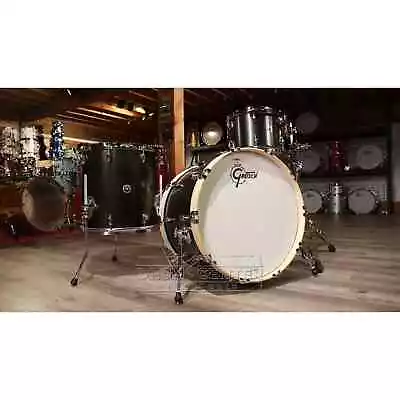 Gretsch Brooklyn 3pc Classic Drum Set Satin Dark Ebony • $2679