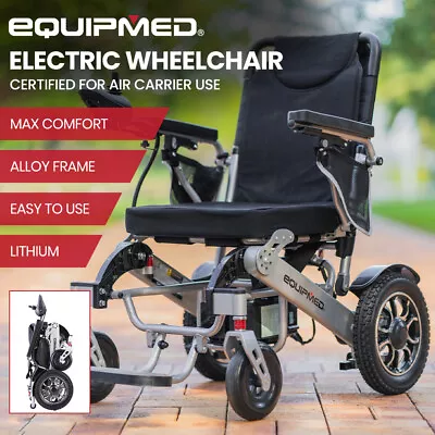 EQUIPMED Power Electric Wheelchair Airline Approved Lightweight Wheel Chair • $1335