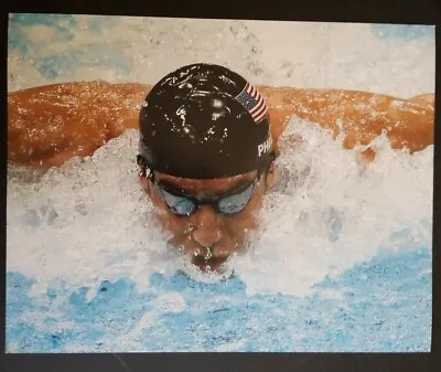 Michael Phelps Legendary Olympian Swimmer Winner Of 23 Gold Medals 11x14 Photo • $13.99