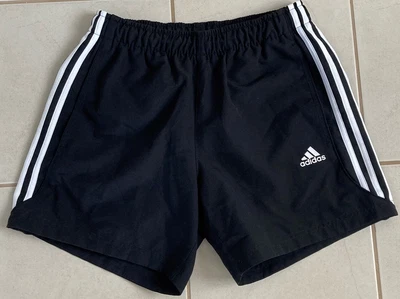 $10 • Buy ADIDAS Mens / Youth 3 Stripe Shorts. Sz M.  Black