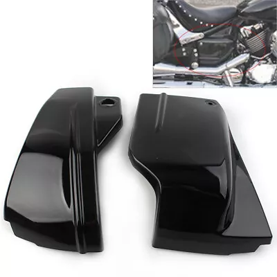 Black ABS Battery Side Cover For Yamaha V Star 650 DragStar 650 XVS650 XVS650A • $54.13