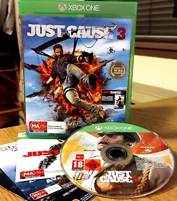 Just Cause 3 Xbox One Game By Avalanche Studios [CIB Complete] - Action Sandbox • $12.99