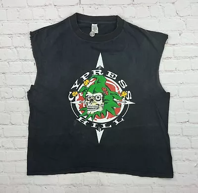 Vintage 90's Cypress Hill Rap Latino Hip Hop Raptees Concert T Shirt Stoner XL • $99.99