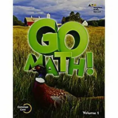 $4.82 • Buy Student Edition Volume 1 Grade 5 2015 [Go Math!] By HOUGHTON MIFFLIN HARCOURT , 